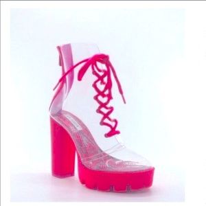 Lace Up Platform Boot